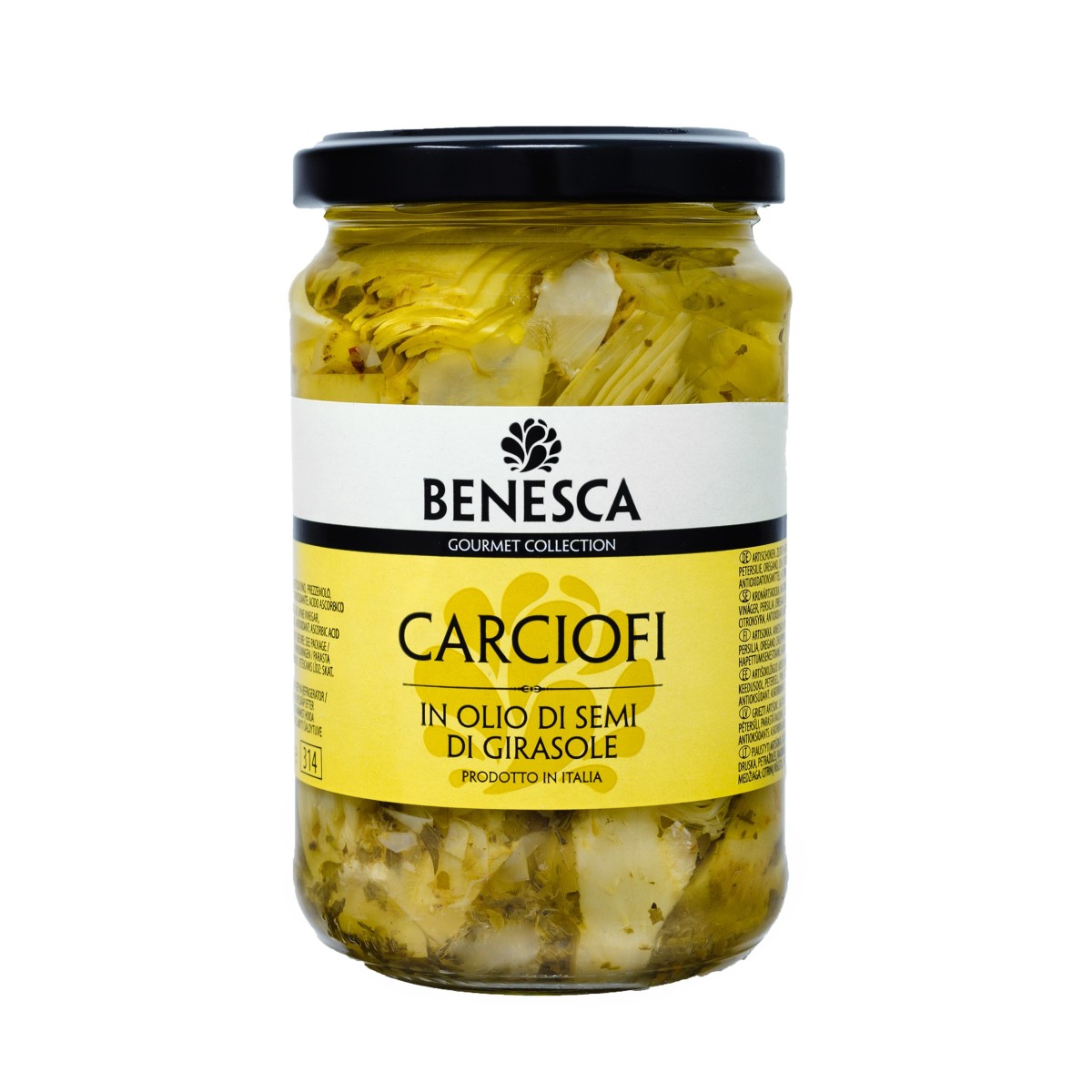 Artisokilõigud õlis Benesca 280g