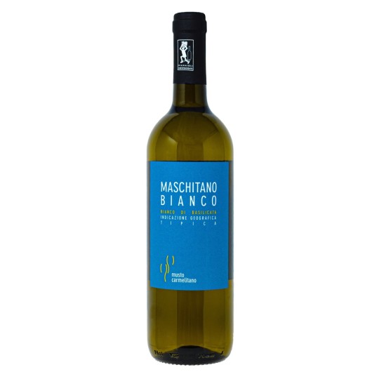 MUSTO CARMELITANO Maschitano Bianco BIO, kaitstud geograafilise tähisega vein 12%vol. 750ml