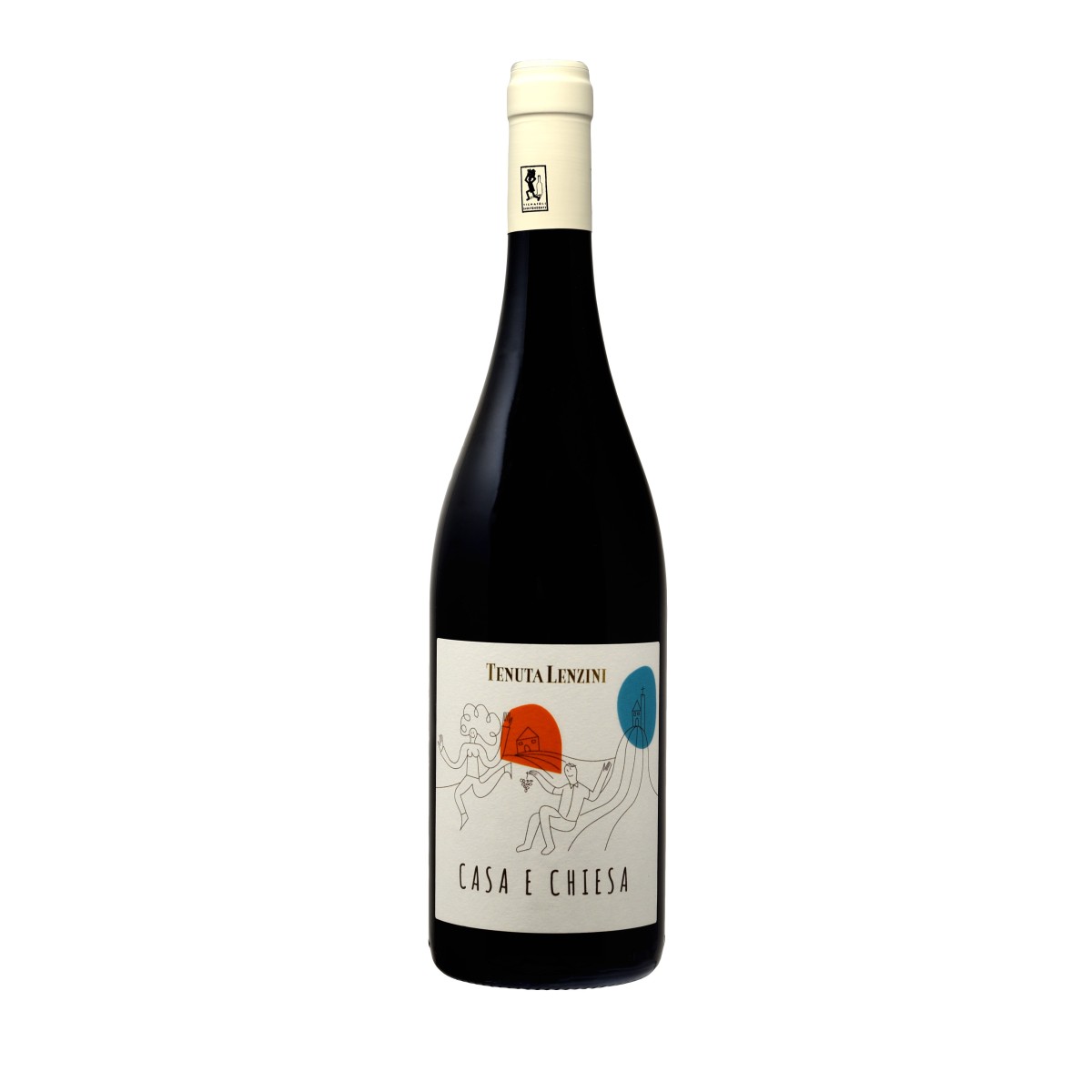 TENUTA LENZINI Merlot Casa e Chiesa DOC BIO, kaitstud päritolunimetusega vein 14,5%vol. 750ml