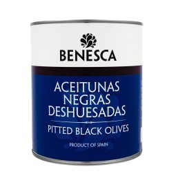 Mustad oliivid kivideta Benesca 3100g