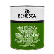 Rohelised oliivid kivideta Benesca 3100g
