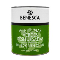 Rohelised oliivid kivideta Benesca 3100g