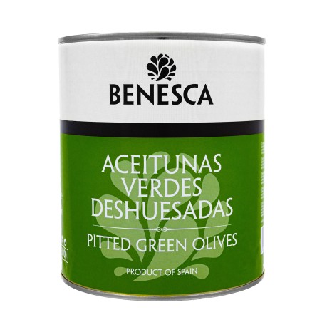 Rohelised oliivid kivideta Benesca 3100g