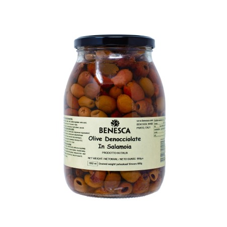 Toscana oliivid kivideta Benesca 950g