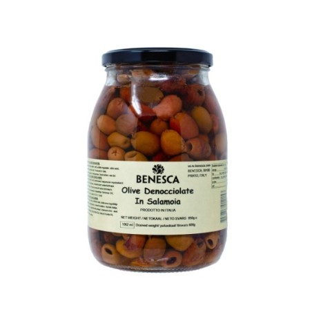 Toscana oliivid kivideta Benesca 950g
