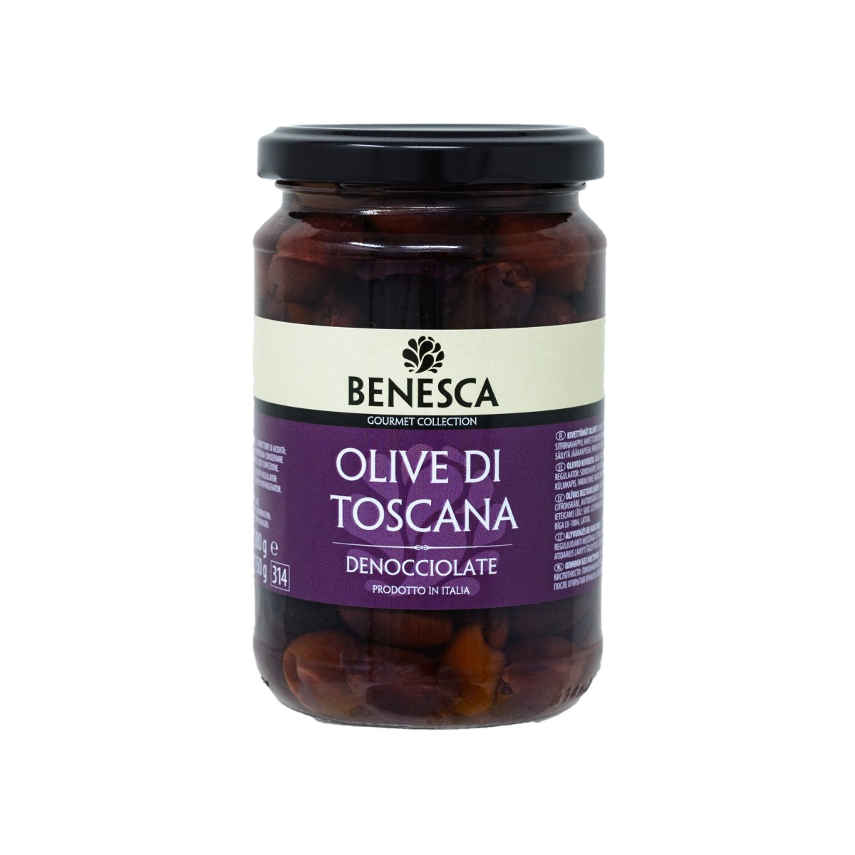 Toscana oliivid kivideta Benesca 280g