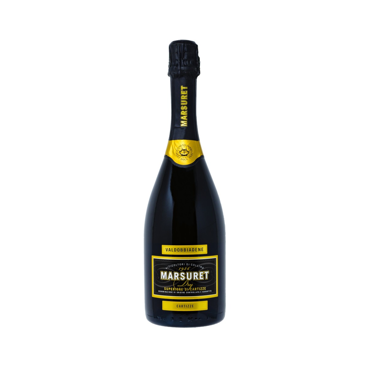 MARSURET Valdobbiadene Prosecco Superiore DOCG Extra Brut, kaitstud päritolunimetusega vahuvein 11,5%vol. 1500ml