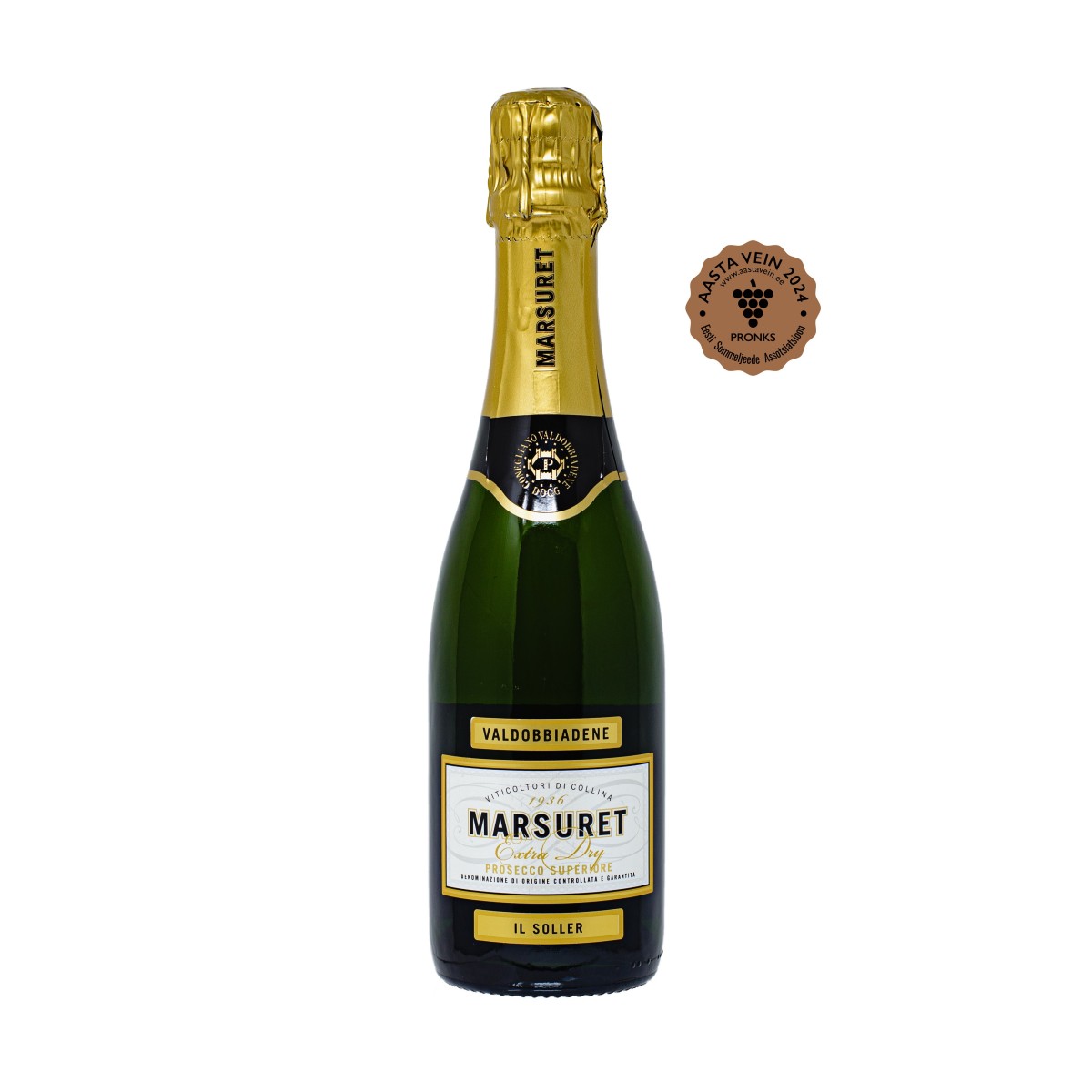 Marsuret Valdobbiadene Prosecco Superiore DOCG Extra Dry 'Il Soller' 375ml Half-bottle