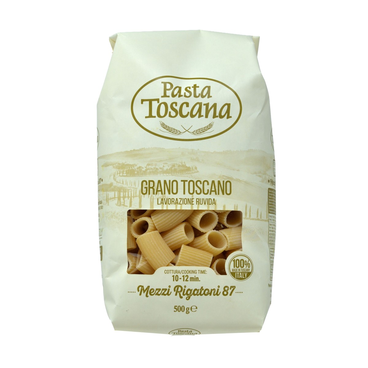 Pasta Toscana Durum Wheat Classic Mezzi Rigatoni 500g