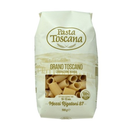 Pasta Toscana Durum Wheat Classic Mezzi Rigatoni 500g