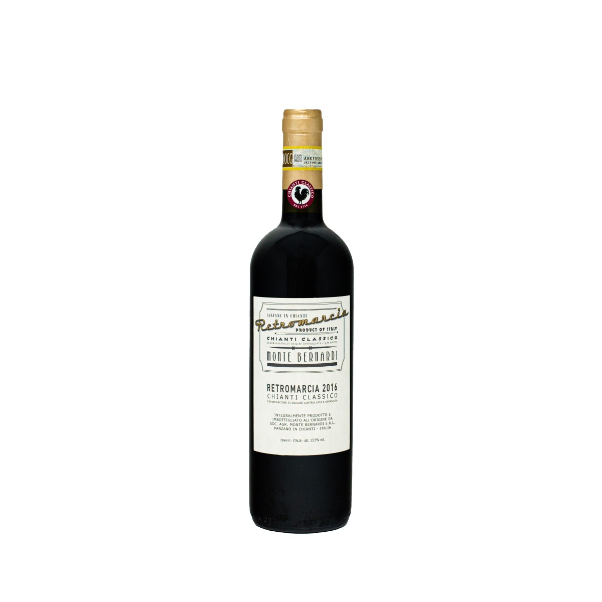 MONTE BERNARDI Chianti Classico Retromarcia DOCG BIO, kaitstud päritolunimetusega vein 13,5%vol. 750ml