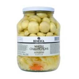 Champignons whole marinated Benesca 1600g jar