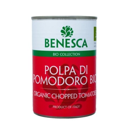 Chopped Tomatoes BIO Benesca 400g easy open tin